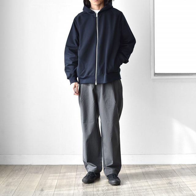 STILL BY HAND(スティルバイハンド)Cotton Sweat Zip Up Hoodie