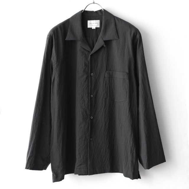 TILL BY HAND(スティルバイハンド)Cotton/Silk Open Collar Shirts