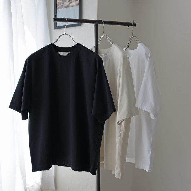 STILL BY HAND（スティルバイハンド）Cotton Saddle Sleeve S/S Tee