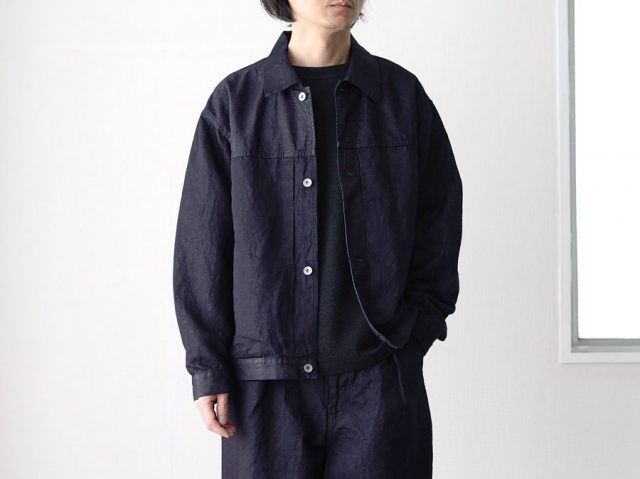 STILL BY HAND(スティルバイハンド)Hemp Mixed Denim Blouson