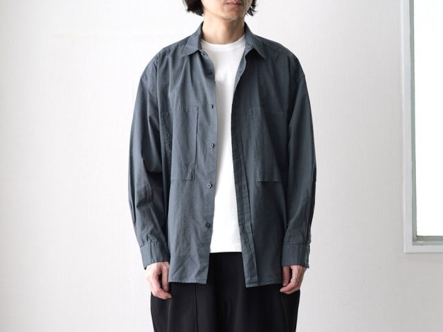 STILL BY HAND（スティルバイハンド）Cotton/Hemp Overdyed Shirts