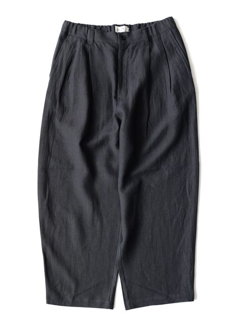 STILL BY HAND - Linen 2tuck Wide Pants