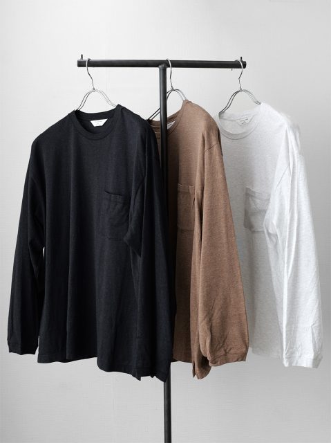 STILL BY HAND(スティルバイハンド)Loose pocket long sleeve